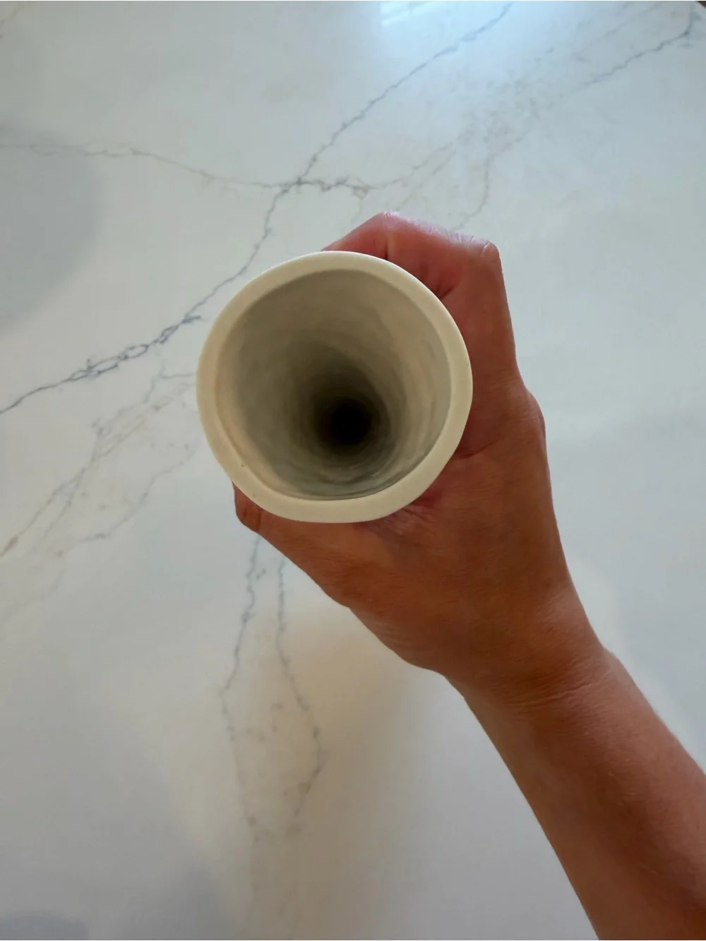 Jonathan Adler Hand Vase Holding Cone